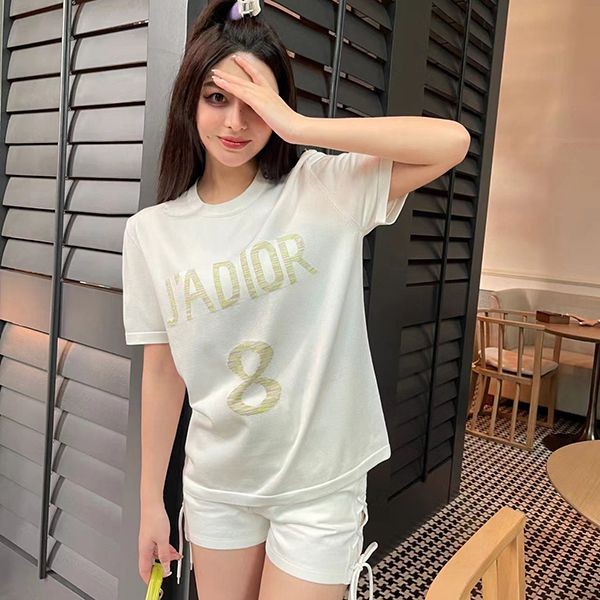 かっこ可愛い♡ ディオール ジャディオール ロゴ コットン tシャツ 偽物 deu18010